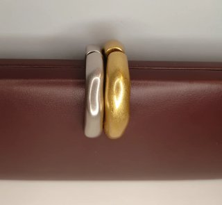Bolso Clutch Fiesta Piel Vegana Cierre Joya