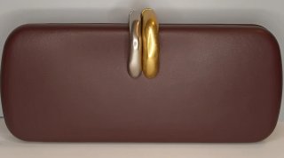 Bolso Clutch Fiesta Piel Vegana Cierre Joya