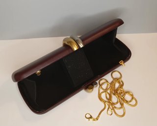 Bolso Clutch Fiesta Piel Vegana Cierre Joya