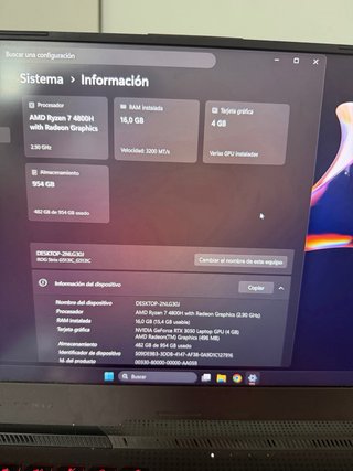 Asus ROG Strix G513QM - Ryzen 7 4800H RTX 3050ti