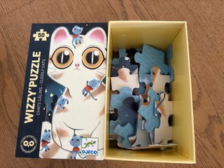 Puzzle Djeco Wizzy 50 piezas Gato