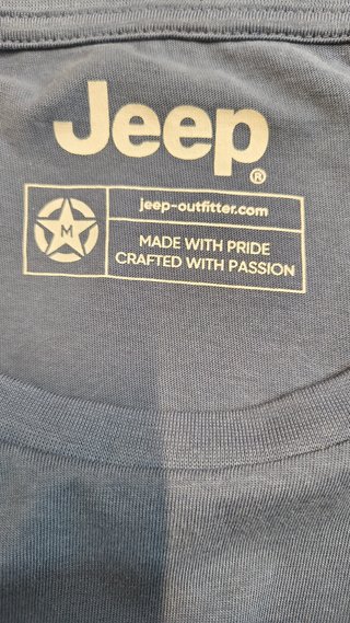 Camiseta Jeep Hombre Azul Talla M