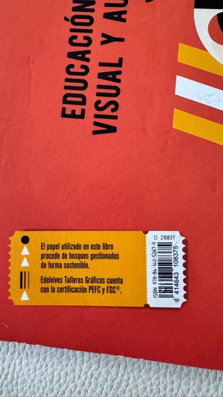 Libro educación plástica, visual y Audiovisual II