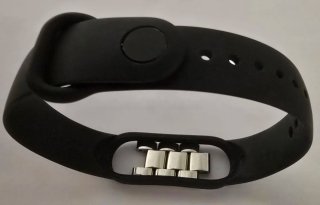 Correa Silicona Xiaomi Mi Band Negra