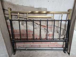 cabecero de cama antiguo de hierro