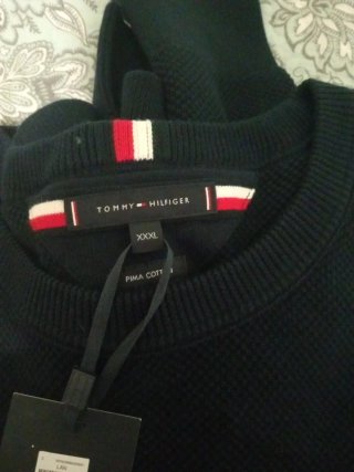 Jersey Tommy Hilfiger Azul Marino Talla 3XL