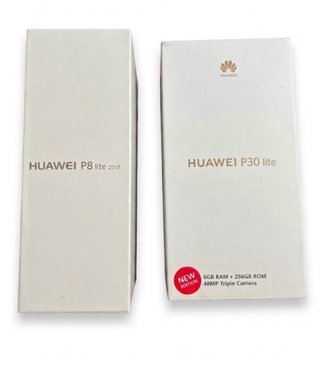 Lote 2 Cajas Vacías Huawei P8 lite 2017 y P30 lite