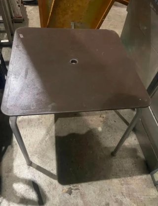 Mesa Terraza Hostelería o Vivienda Marrón/Gris