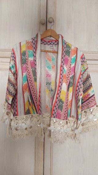 Chaqueta Jacquard Multicolor Talla Única