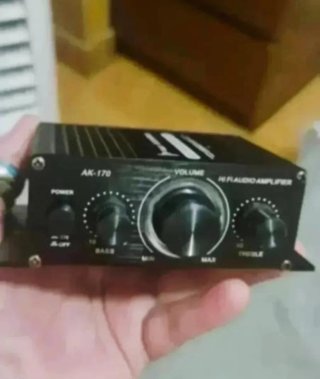 Mini Amplificador Audio AK170 400W + Fuente