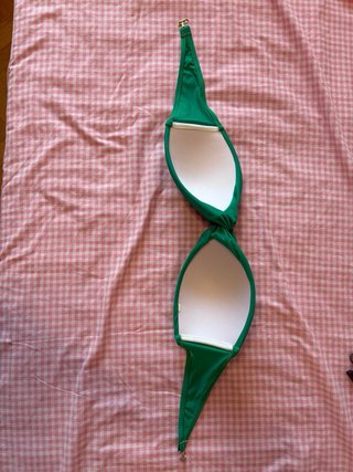 Parte de arriba bikini verde