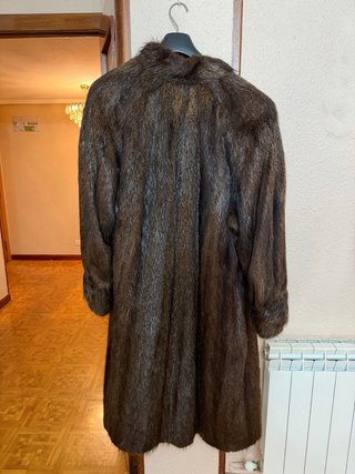 Abrigo de piel JADOCA marrón talla única