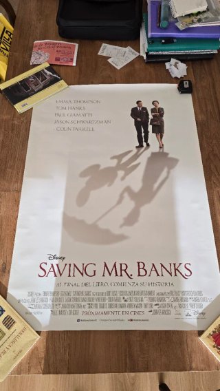 Póster Película Saving Mr. Banks Disney