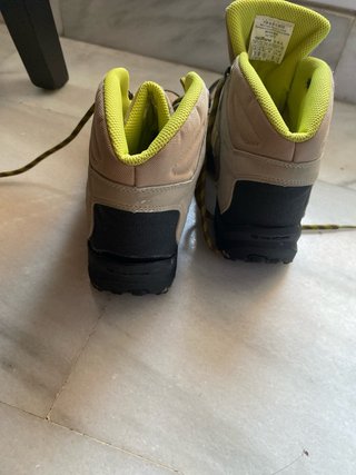 Botas senderismo Quechua Unisex Beige/Verde
