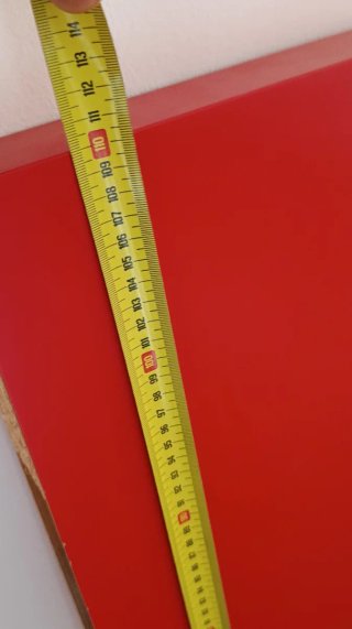 Estantería Ikea Lack Roja