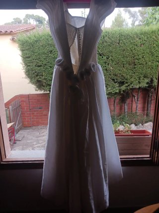 Vestido de Novia Talla 42 Blanco