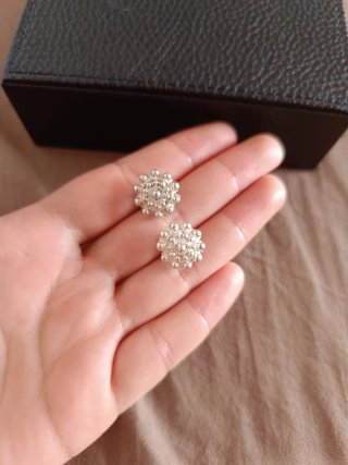 Pendientes Plata 925 Filigrana Roseta Artesanal