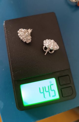 Pendientes Plata 925 Filigrana Roseta Artesanal