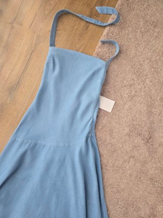 Vestido Zara azul vaquero mujer.  Nuevo