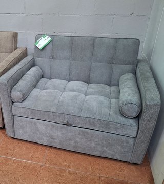 Sofá Cama Gris 118cm Nuevo