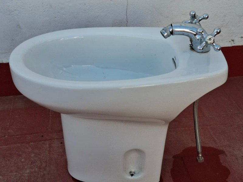 Bidé y grifo