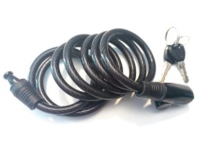 Candado ABUS cable con 2 llaves, (Sin extrenar)