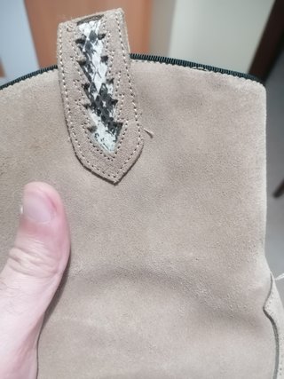 Botas piel 15€ + regalo