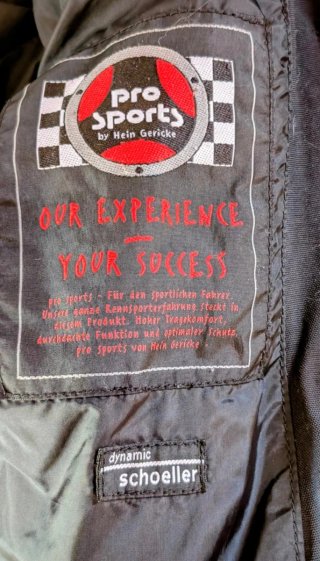 Chaqueta de cuero para moto Pro Sports