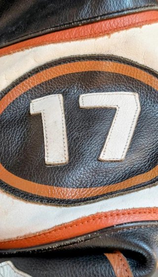 Chaqueta de cuero para moto Pro Sports