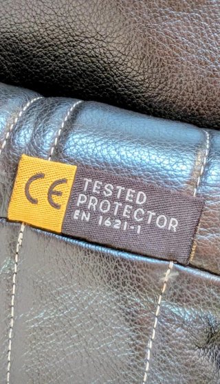 Chaqueta de cuero para moto Pro Sports