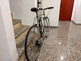 Bicicleta Clásica Vintage Plata