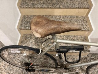 Bicicleta Clásica Vintage Plata