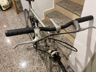 Bicicleta Clásica Vintage Plata