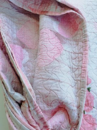 Copriletto matrimoniale cotone rosa