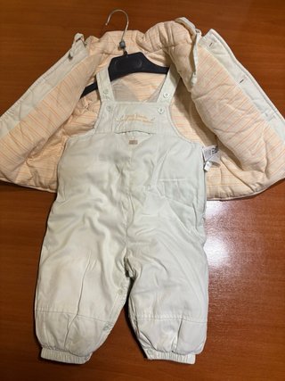 Prenatal- Conjunto Abrigo y Peto, Bebé 6 Meses