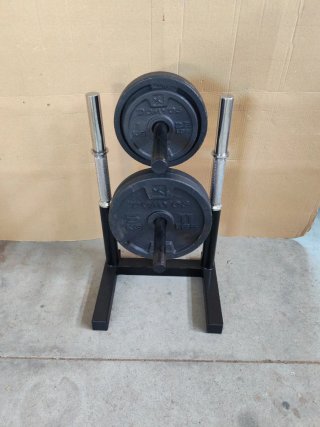 Soporte para discos y barras de pesas