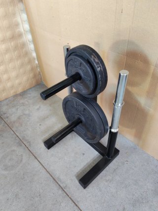 Soporte para discos y barras de pesas
