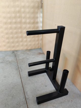 Soporte para discos y barras de pesas