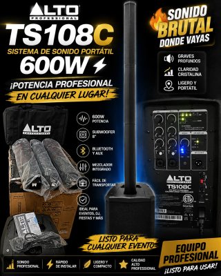 Alto TS108C - Altavoz 600W