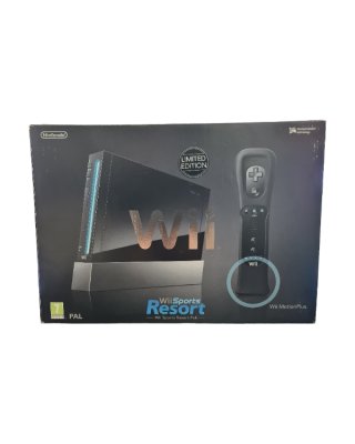 Nintendo Wii Negra con Caja y Accesorios
