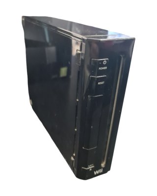Nintendo Wii Negra con Caja y Accesorios