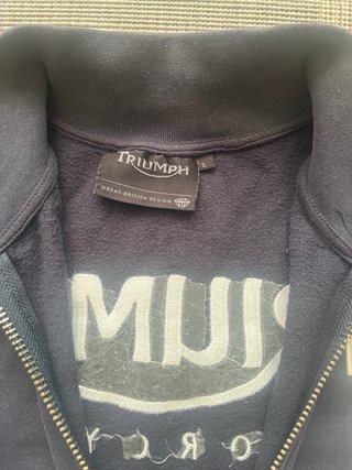 Sudadera Triumph con cremallera