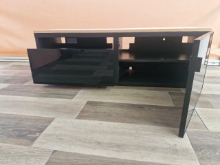 Mueble TV BESTA Ikea Negro/Marrón