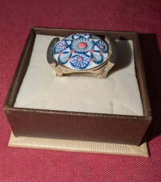Anillo Sargadelos Azul y Rosa