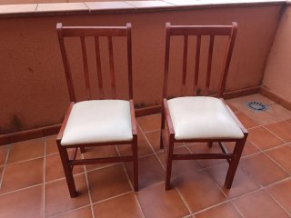 Juego de 6 Sillas de Comedor Madera
