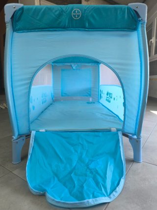 Cuna de viaje Asalvo azul