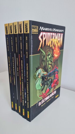 Lote Marvel Spiderman-Lobezno-Mutantes (9 cómics)