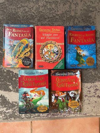 Libros de la colección Geronimo Stilton.