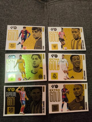 Cromos Panini Extra Gold