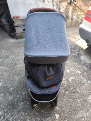 Carrito bebé con maxicosi y bolsa